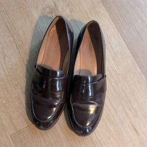 Madewell Elin Loafer Leather Slip-On Flat Shoes